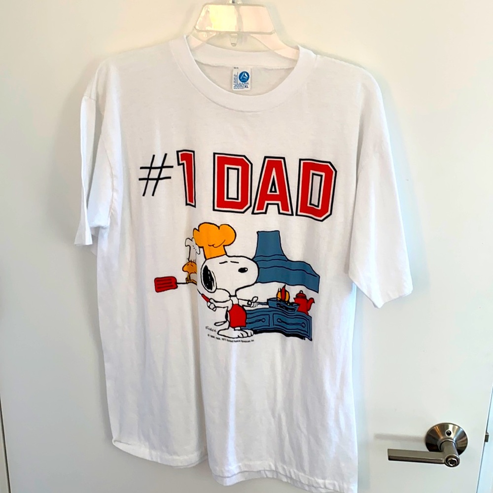 Vintage peanuts #1 dad tee